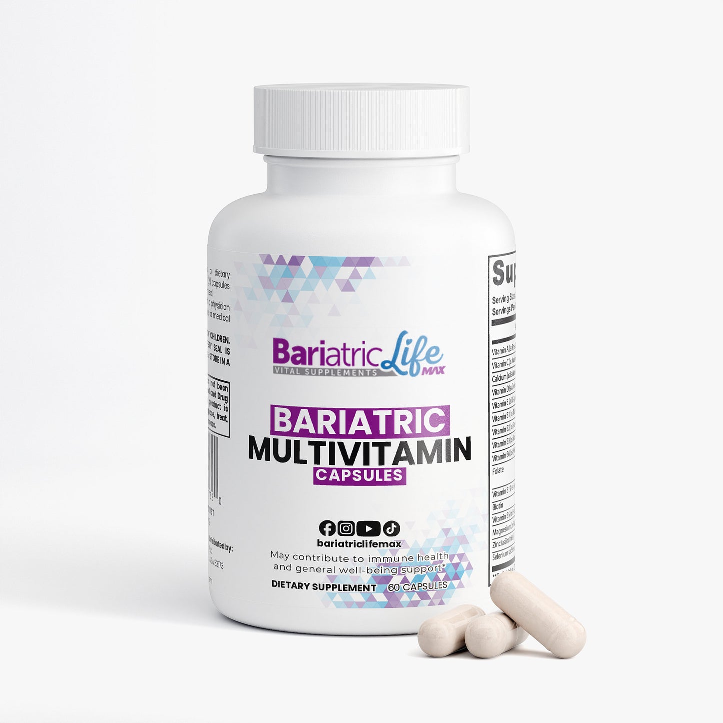6 Pack Complete Bariatric Multivitamin