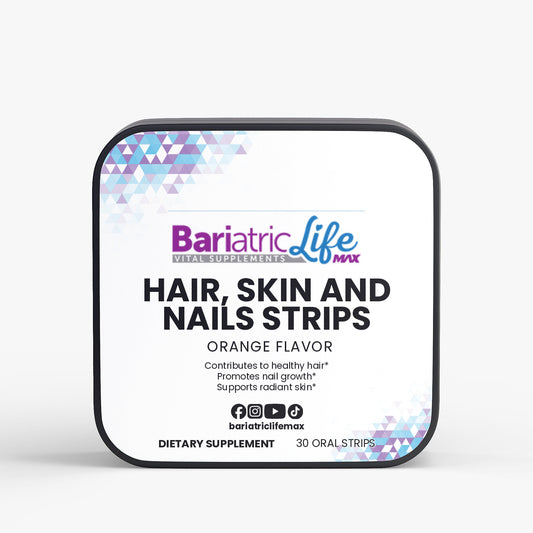 Cabello, Piel y Uñas — Tiras Nutritivas (30 días) | Suplemento Bariátrico