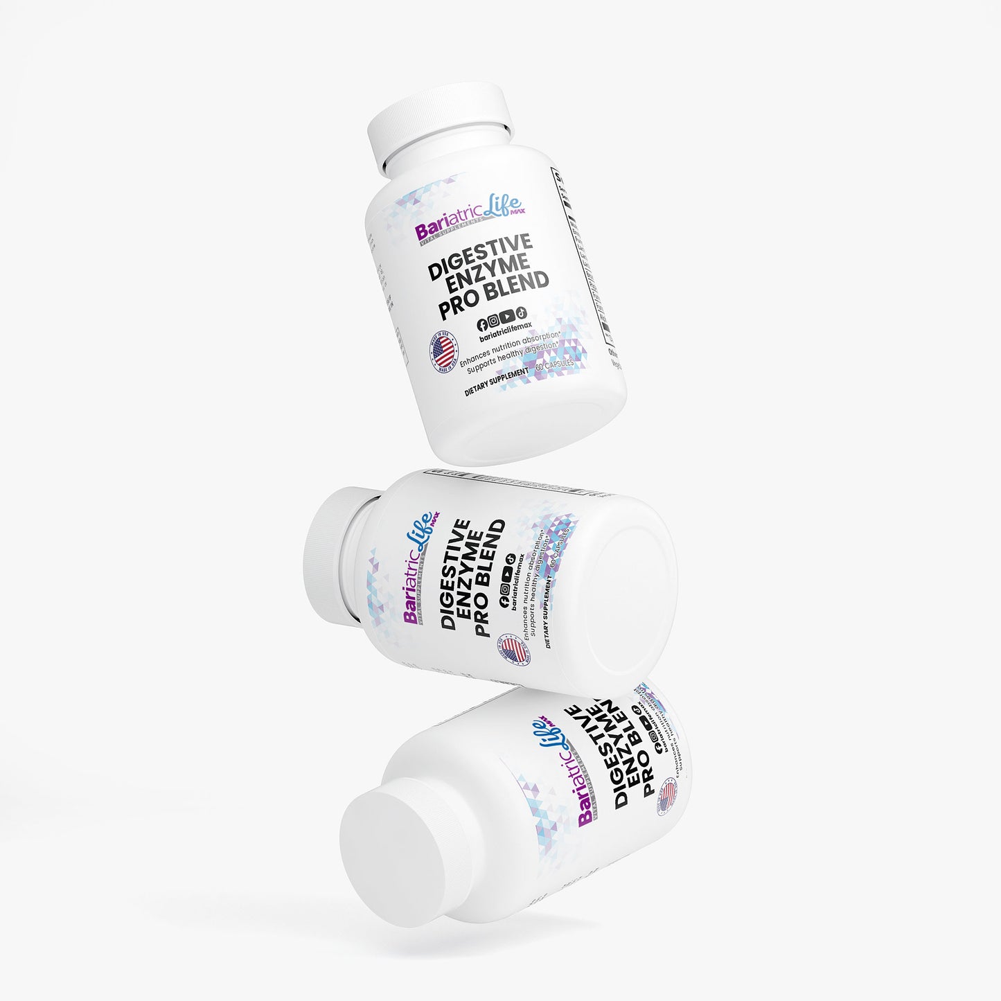 Enzima Digestiva Pro Blend — Para Pacientes Bariátricos (30 días)