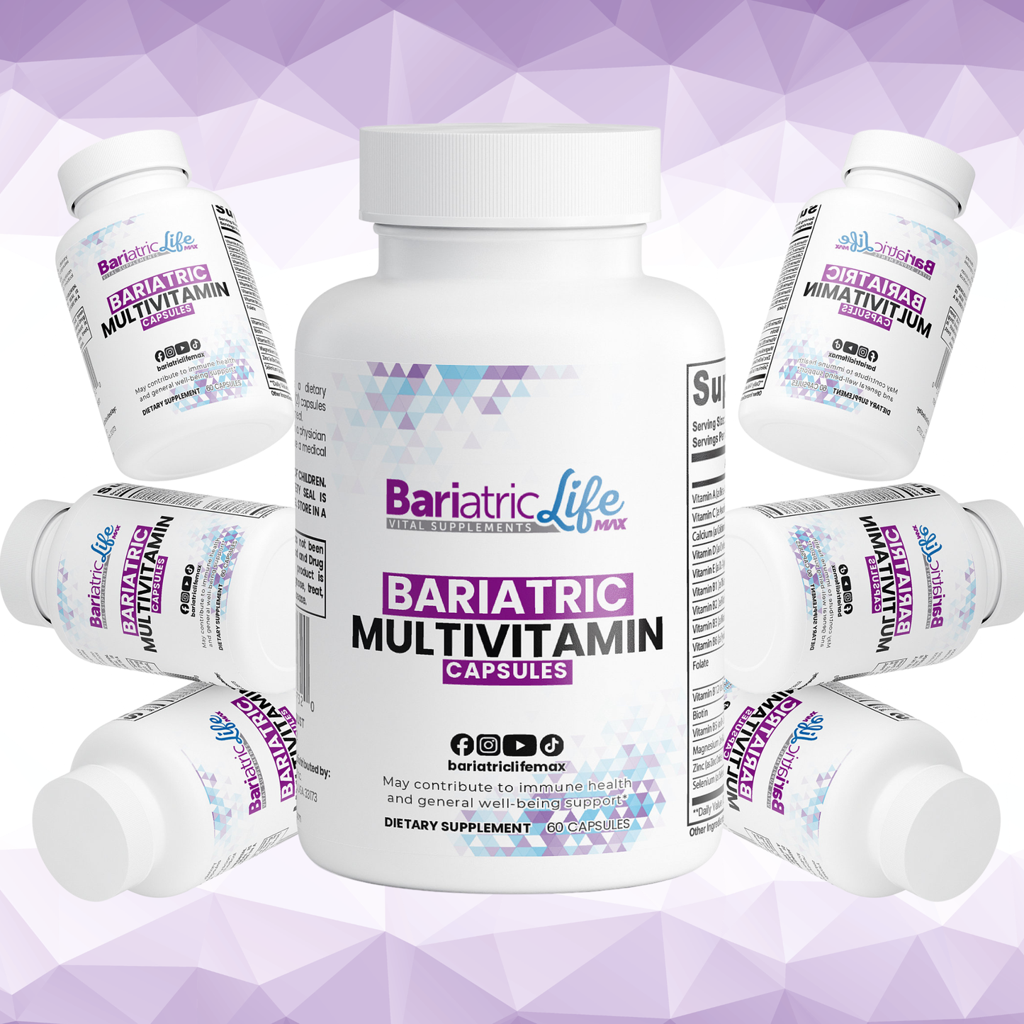 6 Pack Complete Bariatric Multivitamin