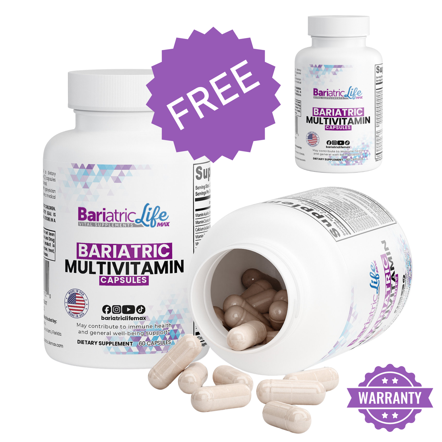 Bariatric Life Max — Compra 1 y Llévate 2 (1 GRATIS) · 60 días + Envío Gratis